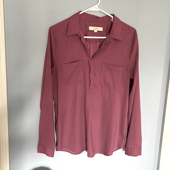 LOFT blouse, size medium - Picture 1 of 9